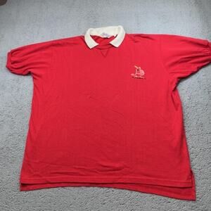 Vintage St Louis Cardinals Shirt Mens XL Red‎ Chalk Line Polo Baseball 90s MLB